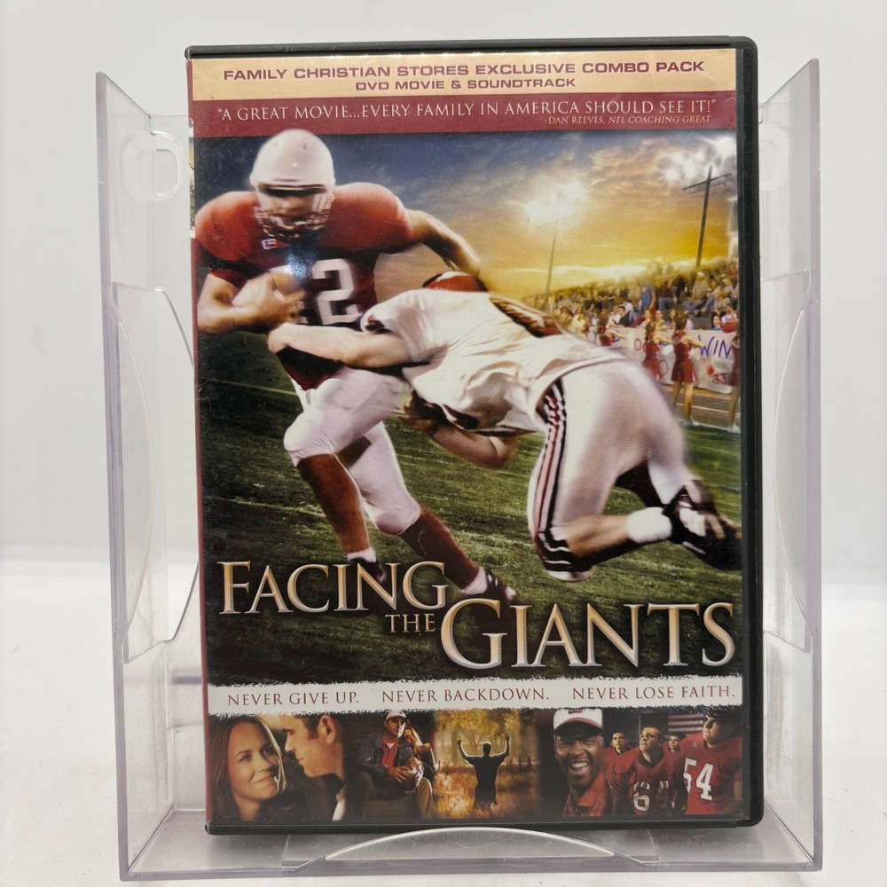 Facing the Giants DVD Movie Family Christian Stores Exclusive Missing Soundtrack